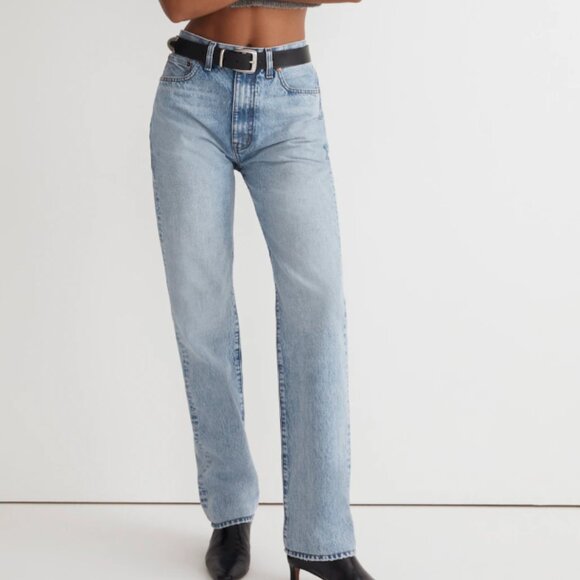 Pre Loved Madewell The '90s Straight Jean Size 26 Merced Wash - Picture 1 of 3
